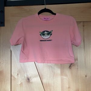 Pink Crop Top with Buttercup from Power Puff Girls